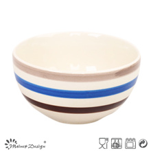 Simple Handpainted Circle Ceramic Bowl